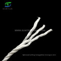 3 Strand Twisted/Twist White PP/Polypropylene Splitfilm/Split Film Rope for Europe, South America